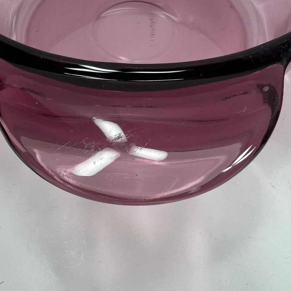 Corning Visions Casserole Dish Set Amethyst Purple Excellent Vintage 1174 1148